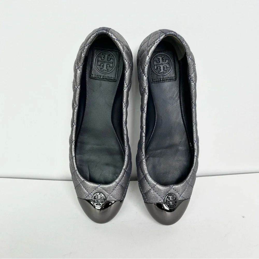 TORY BURCH Kaitlin Quilted Leather Ballet Flats